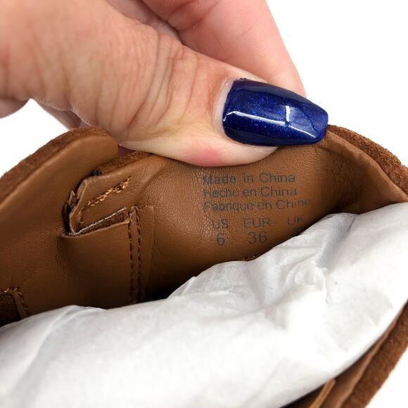 DRAPER JAMES Women's Tegan Ankle Boot Size 6 Cognac Brown Leather NWOB - Picture 11 of 11